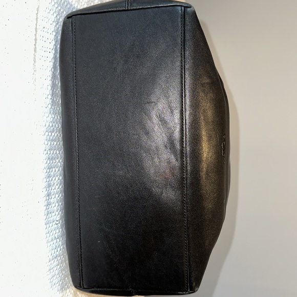 Coach Legacy Turnlock Tote Handbag 26461 Black Gently Used - Picture 3 of 9